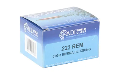 ADI World Class Ammunition .223 Remington 55gr Sierra BlitzKing 20 Rounds - View 3
