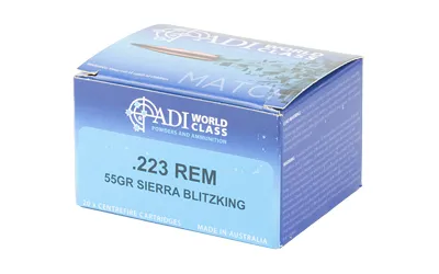 ADI World Class Ammunition .223 Remington 55gr Sierra BlitzKing 20 Rounds - View 4