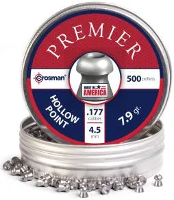Crosman LHP77 Premier Hunting 177 Lead Hollow Point 500 Per Tin - View 2