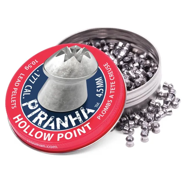 Crosman Piranha Hollow Point Pellet .177 Caliber 10gr 400ct - View 2