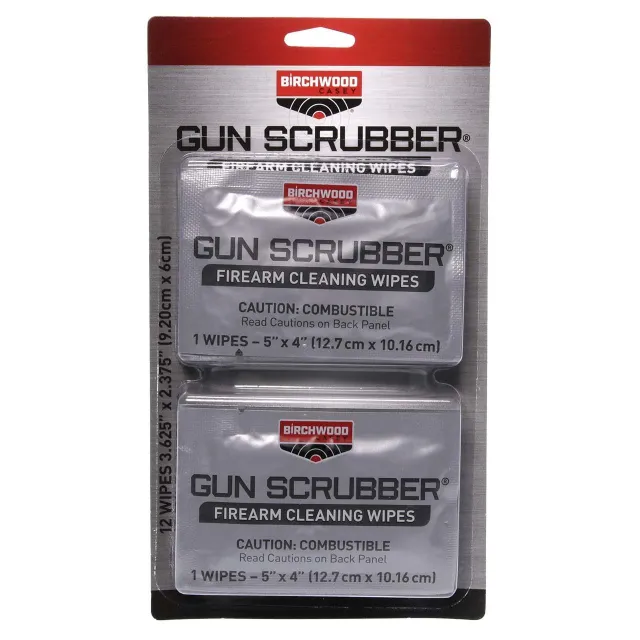 Birchwood Casey 33312 Gun Scrubber 12" 12 Wipes Per Pack - View 2