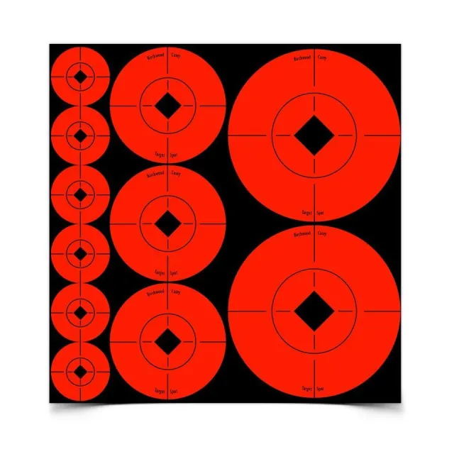 Birchwood CASEY Target Spots Assorted Size Orange Targets (33928) - View 2