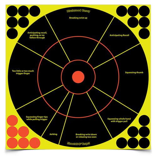 Birchwood Casey Shoot-N-C 12" Handgun Trainer Paper Target 50 Pack - View 2