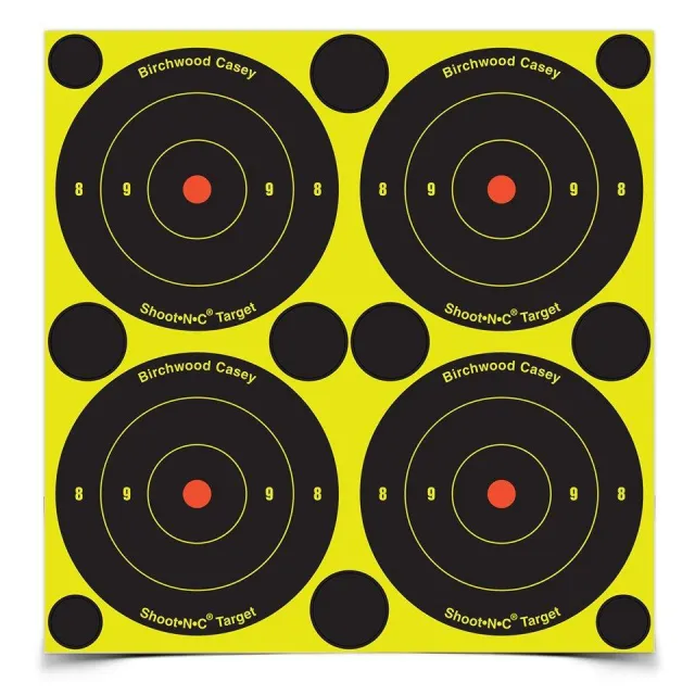 Birchwood Casey Shoot-N-C 34375 3" Bullseye Self-Adhesive 240 Targets - View 2