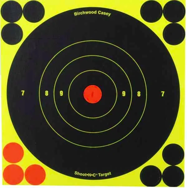 Birchwood Casey 34550 Shoot-N-C Reactive Target 6 In Chartreuse 60-Pack - View 2