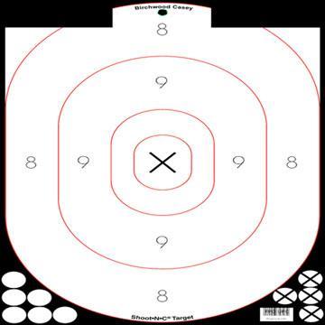 Birchwood Casey Shoot-N-C 12x18 Silhouette Targets 5 Pack - View 2