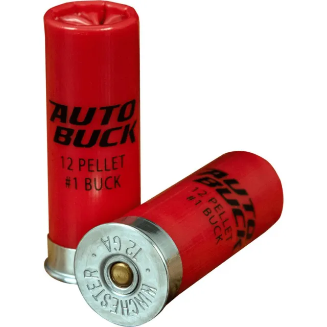Winchester USAB121 12 Gauge 2.75 In 12-Pellet Buckshot 5-Rounds - View 2