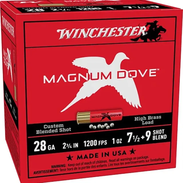 Winchester WIN MAG DOVE 28 GAUGE 2.75In 1oz Shot #7.5-9 - View 2