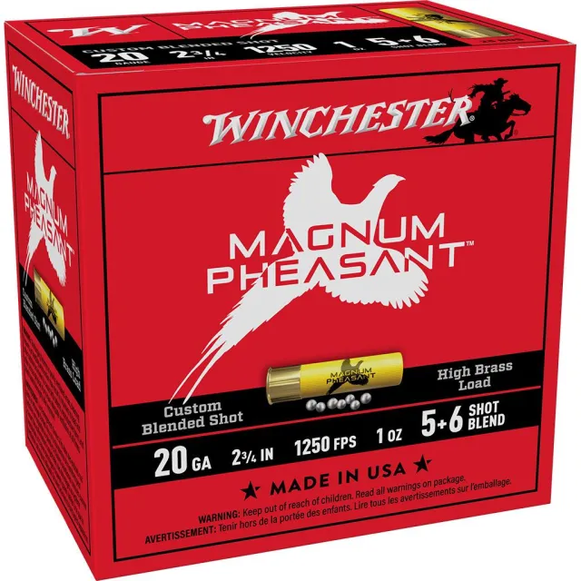 Winchester Win Mag Pheasant 20GA 2.75in #5-6 1OZ 25/10. - View 2
