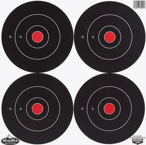 Birchwood Casey 35504 Bullseye Target 5.5 in Heavy Tagboard 12 Pack - View 2