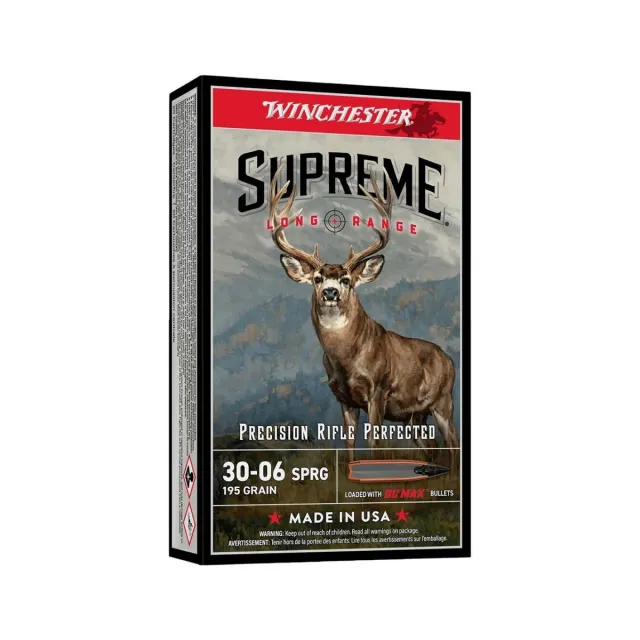 Winchester Supreme LR BC Max .30-06 195 Gr 20 Rounds 2570 FPS - View 2