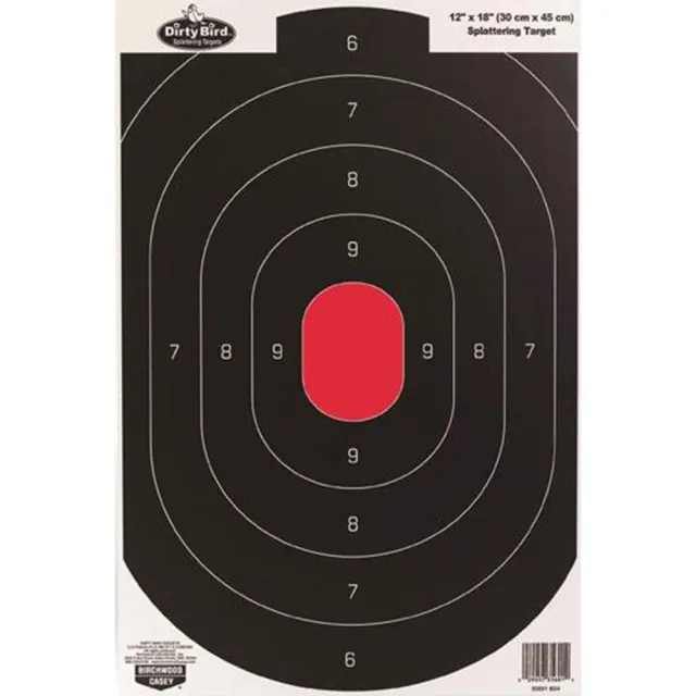 Birchwood Casey BC-35608 Silhouette Target 12x18 in Black/White 8 Pack - View 2