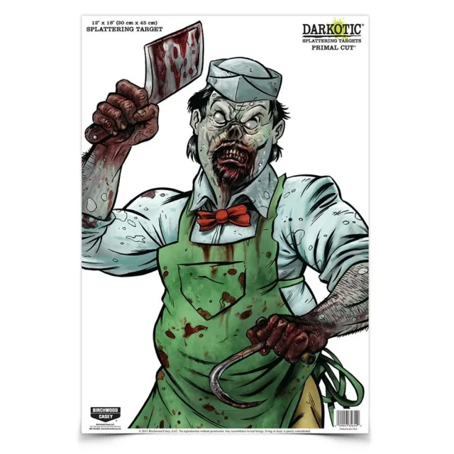 Birchwood Casey Darkotic/Zombie Dirty Bird Target 12"X18" Primal Cut 8/Pack - View 2