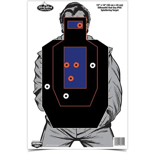 Birchwood Casey Dirty Bird 12"x18" Bad Guy IPSC Targets 8pk - View 2