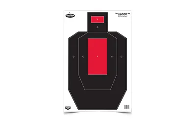 Birchwood Casey 35743 Dirty Bird IPSC Target 16.5 x 24 Red Black 3 Pack - View 2