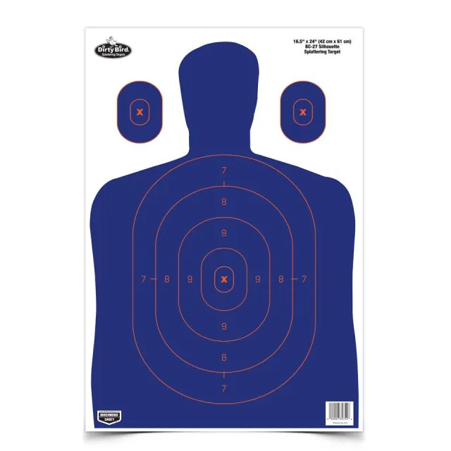 Birchwood Casey 35753 Dirty Bird Silhouette Target 16.5 in x 24 in 3 Pack - View 2
