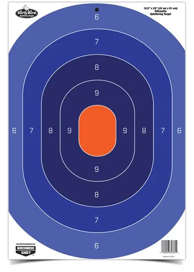 Birchwood Casey Dirty Bird Silhouette Oval Target 16.5" x 24" 3 Pack - View 2