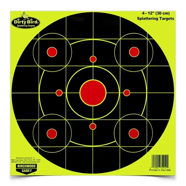 Birchwood Casey Dirty Bird 12" Sight-In Paper Target 25 Pack - View 2