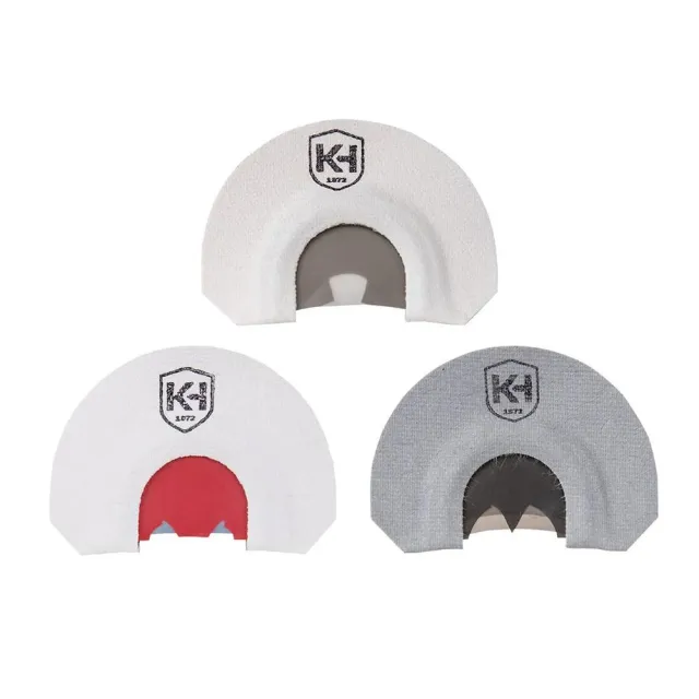Knight and Hale Smoke Show Mouth Turkey Call 3 pk. Barbers, Ghost & Batwing Cut - View 2