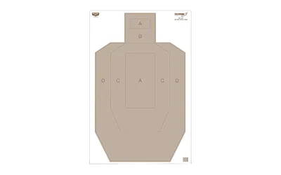 Birchwood Casey Eze-Scorer 37025 IPSC Target 23 in x 35 in Pack of 100 - View 2