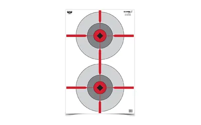 Birchwood Casey Eze-Scorer Double Bull's-Eye 23"x35" Paper Target 100 Pack - View 2