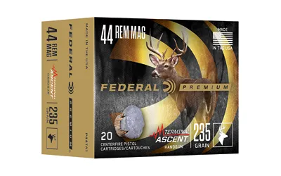 Federal Premium Ammunition P44TA1 .44 Magnum 235gr Terminal Ascent HG - View 2