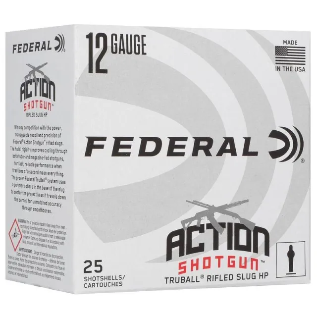 Federal AS12H LRS 12 Gauge TruBall Slug 12GA 2-3/4" - View 2