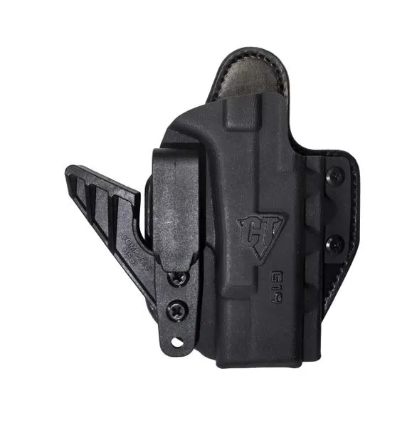 Comp Tac EV2 Max Hybrid IWB Glock 19 Gen5 Black Holster - View 2