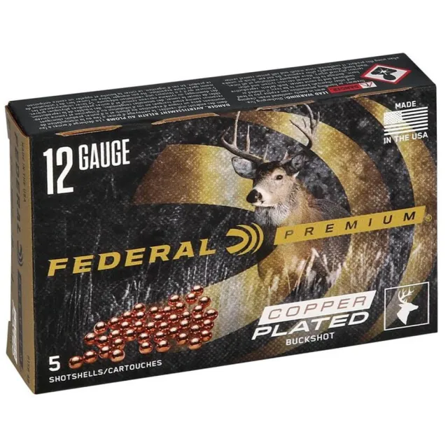 Federal Premium Ammunition P158 4B 12 Gauge 3 In #4 Buckshot - View 2
