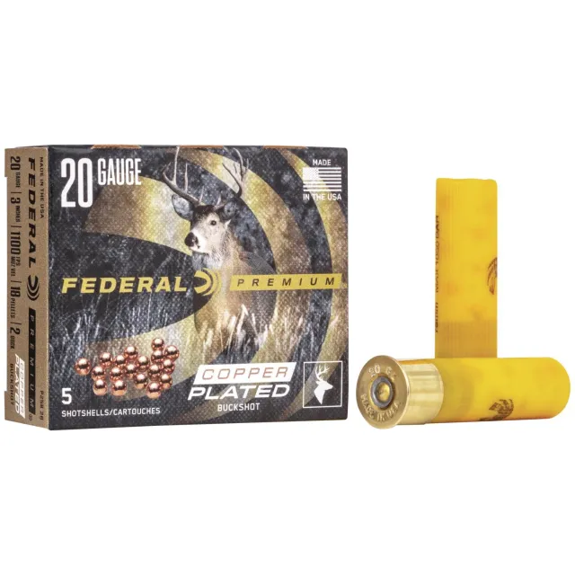 Federal Premium Ammunition P2582B 20 Gauge 3 in 2 Buckshot 18 Pellets - View 2