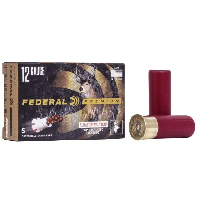 Federal Premium Ammunition PFC154 00 Buck 12 Gauge 2.75 In 9 Pellets - View 2