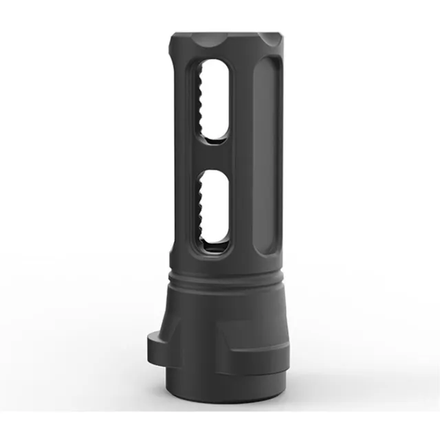 Breek Arms BRK4324 Sentinel Caged Flash Hider 9mm 5/8x24 Black Nitride - View 2