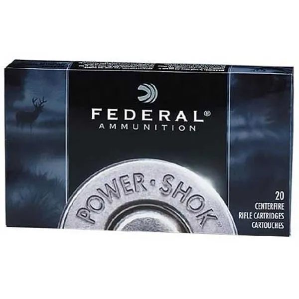 Federal 7RB Power-Shok Hunting 7mm Rem Mag 175 gr Jacketed Soft Point (JSP) Ammo - 20 Rounds per Box/ 10 Boxes per Case - View 2