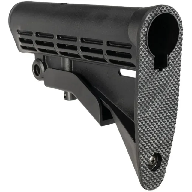 OH-BS01 Mil-Spec 6 Position Buttstock Black Adjustable AR-15 - View 2