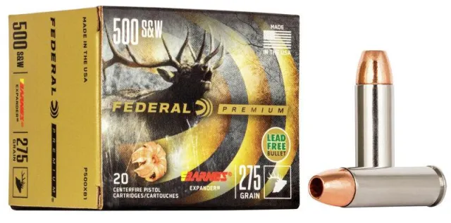 Federal P500XB1 500 S&W Mag 275 Grain Barnes Expander 20 Rounds - View 2
