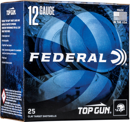 Federal Premium Top Gun 12 GA 1oz #8 1180 FPS 250 Round Case TG1218 - View 2