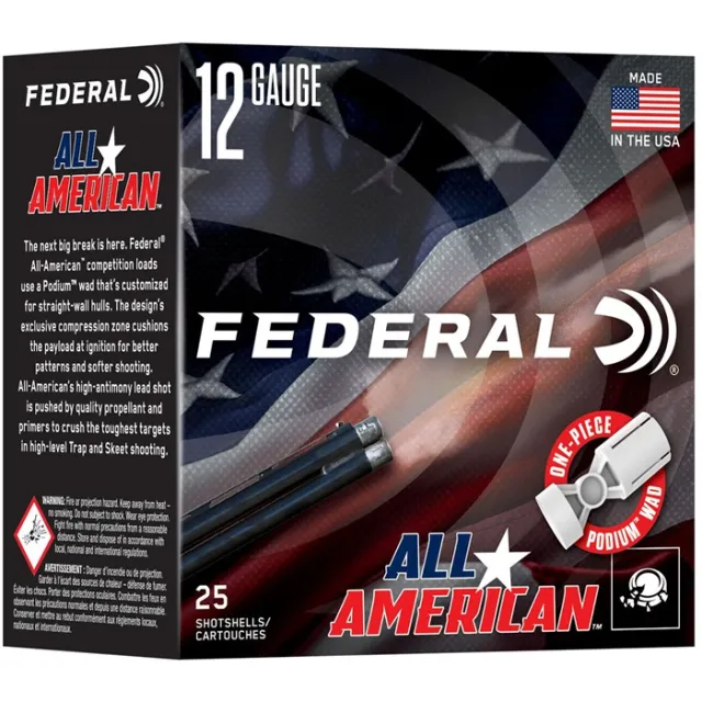 Federal PREMIUM 12GA 2 3/4 IN 1OZ 1250 FPS 3 DRAM 9 25 FAA12H1 9 - View 2
