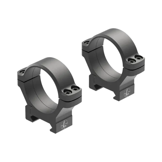 Leupold BackCountry 35mm Cross-Slot Rings, Medium Height, Matte Black - View 2