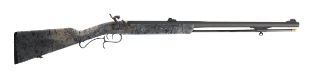 Traditions R3960537 Shedhorn 50 Caliber 1 Tungsten Cerakote Fluted Chromoly Tapered Barrel Double Set Trigger System Musket Cap Ignition DESERT WEB | DOUBLE TRIGGER - View 2