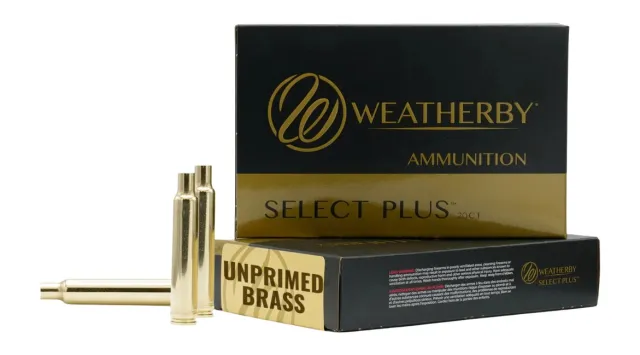 Weatherby BRASS25RPM 25 WBY RPM Unprimed Brass 20-Pack - View 2