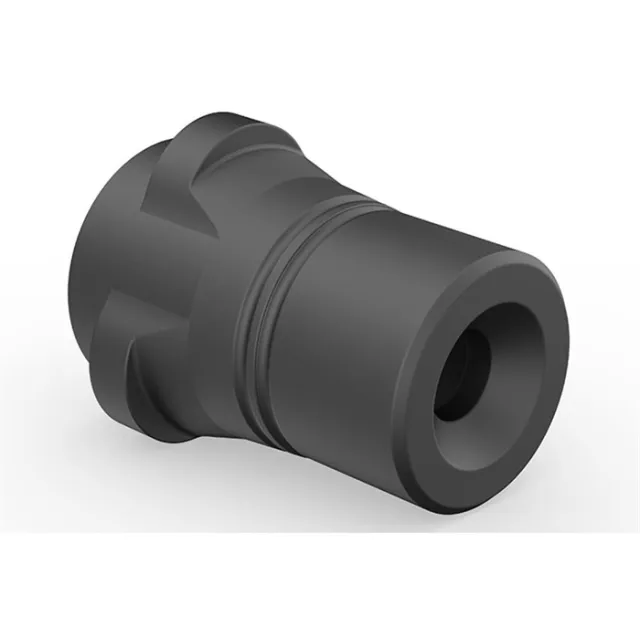 Breek Arms BRK4335 9mm Muzzle Brake Single Port 1/2x28 - View 3