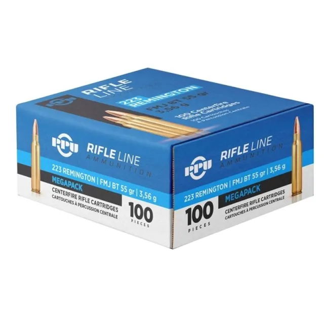 PPU-Prvi Partizan MEGAPACK AMO 223 Rem 55gr FMJBT 100rd - View 2