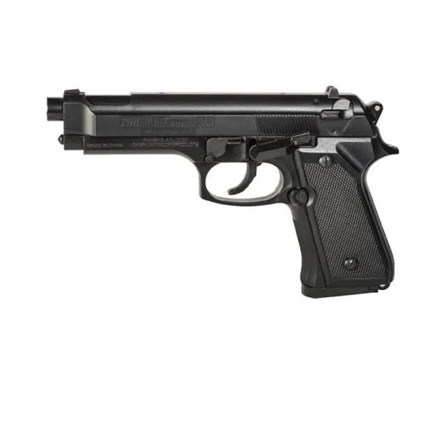 Daisy Powerline 340 Air Pistol Spring Piston 177 13+1 Black Checkered Polymer Grips - View 2