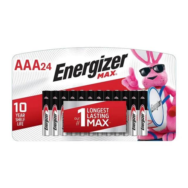 Energizer E92BP24E4 AAA Max 1.5V Alkaline Batteries, 24 Pack - View 2