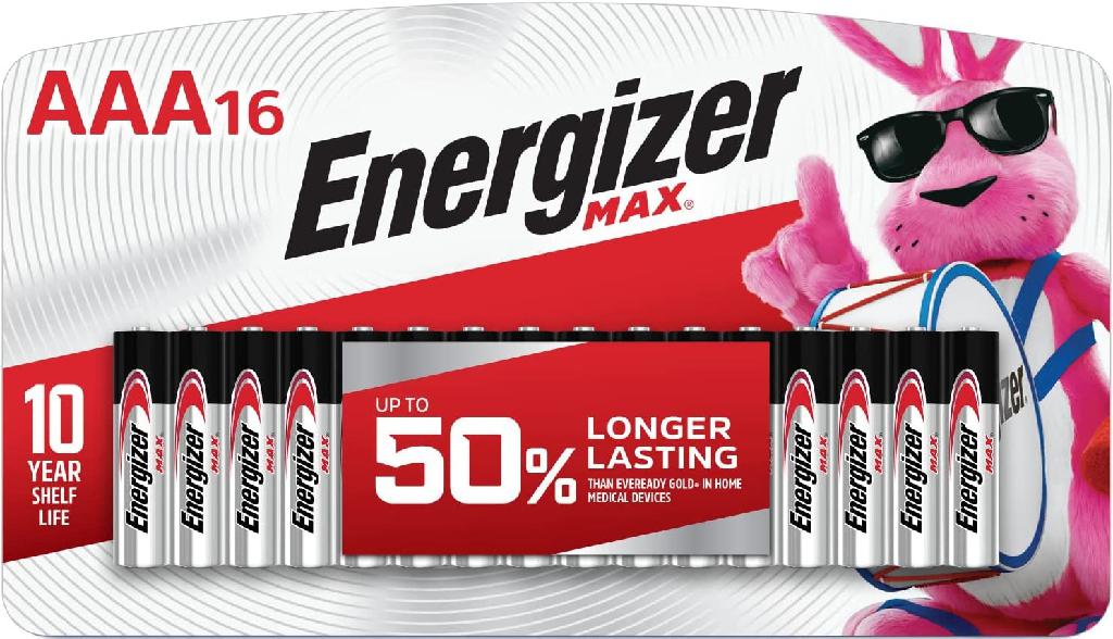 Energizer E92LP16F3 AAA Max 1.5V Alkaline Batteries, 16-Pack - View 2
