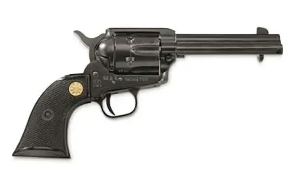 Traditions 1873 Rawhide SAO .22 LR 4.75 in Blued 6rd Black PVC Grip - View 2