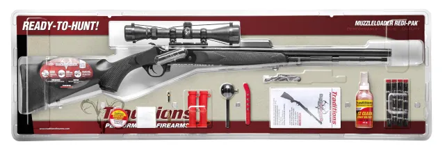 Traditions Buckstalker 50 Cal 24 In 3-9x40 Scope Redi-Pak Kit 50 Caliber - View 2