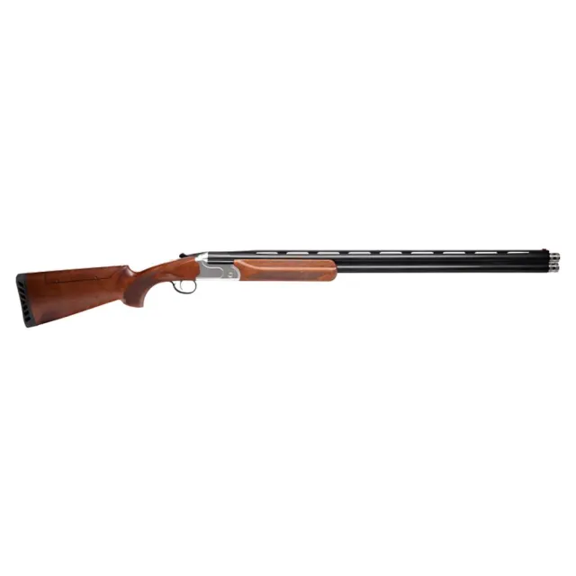 Savage Stevens 555 Sporting 12 Gauge 30 in Semi-Gloss Silver Receiver - View 2