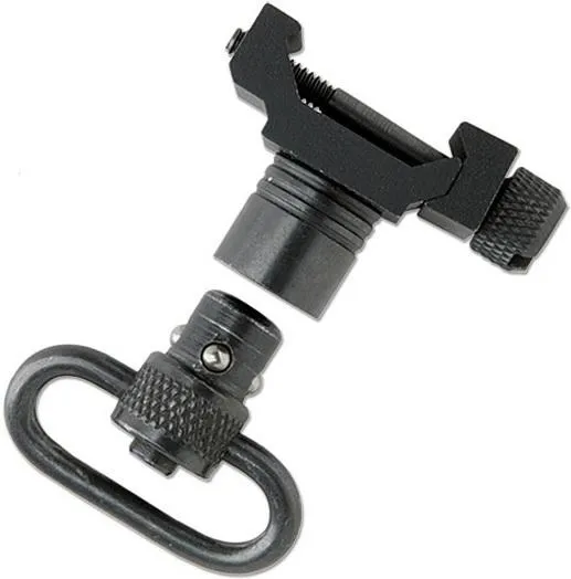 Uncle Mike's 21101 Quick Detach Swivel Set made of Steel with Black... - View 2