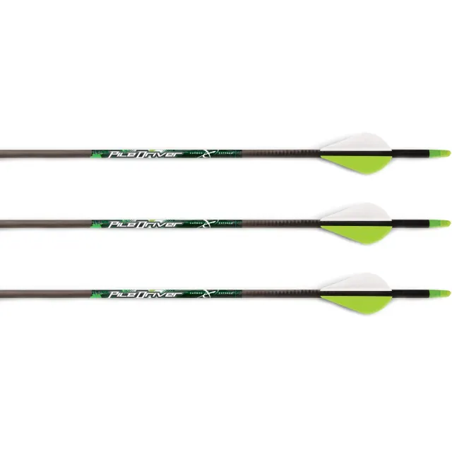 Carbon Express 52148 Piledriver Crossbolt Green 20" Carbon Fiber 3 Pack - View 2